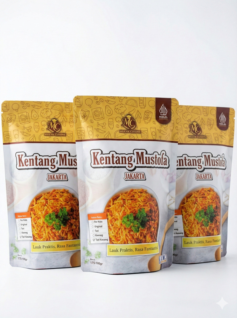 Kemasan Varian Teri Kacang isi 190gr